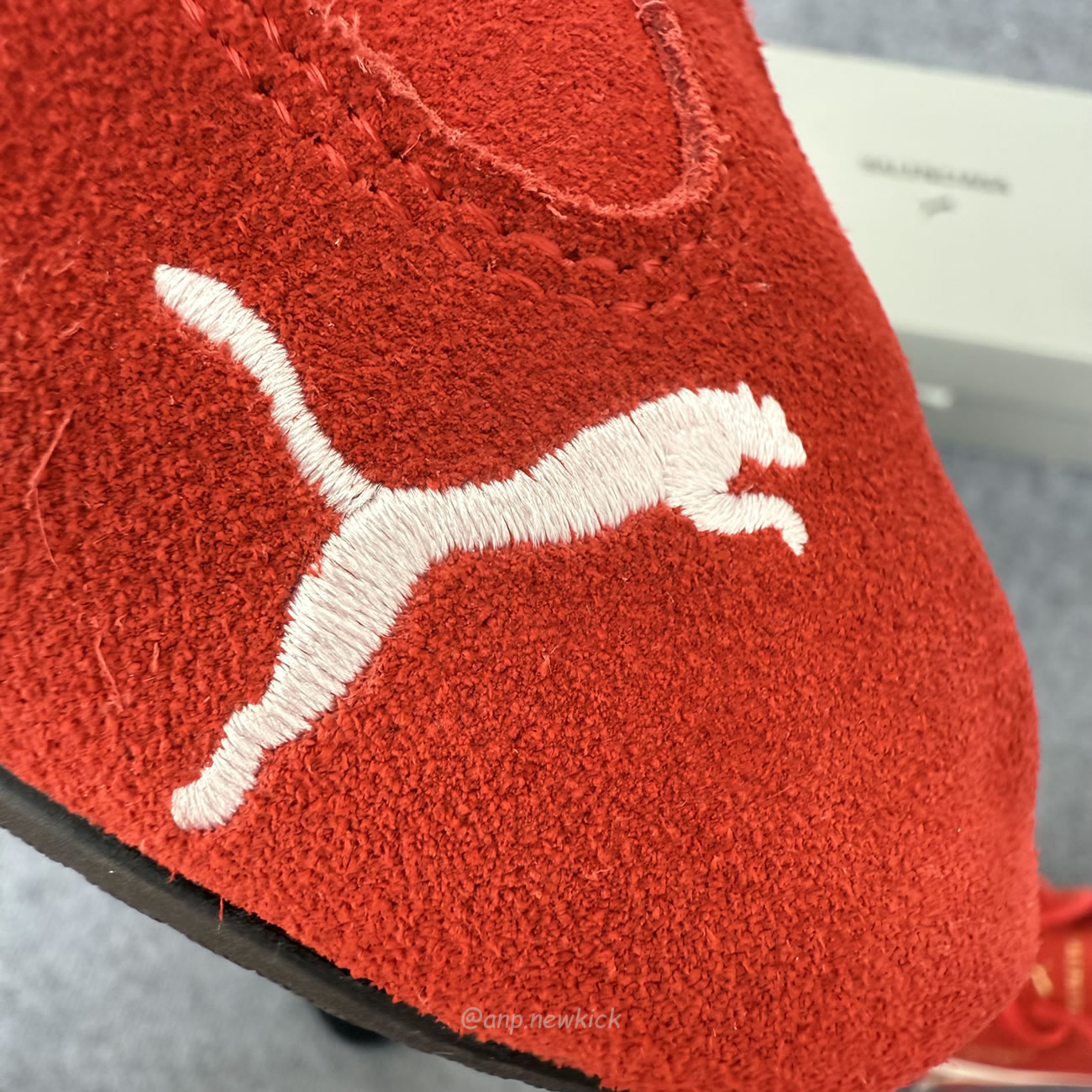 Balenciaga X Puma Ultrasoft Speedcat Sneakers Red White Black (7) - www.newkick.org